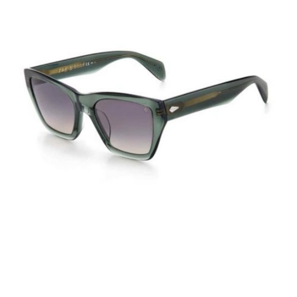 Green rag and bone Gaia cat eye sunglasses NWT
